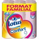 Lotus Confort Papier toilette Aqua Tube x18 rouleaux roses