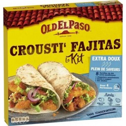 Old El Paso Kit Crousti Fajitas Sans Piment 521g