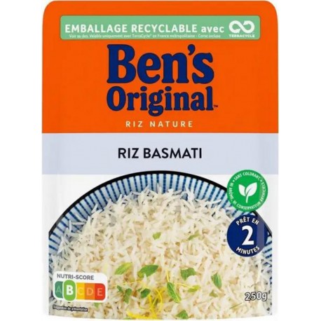 Uncle Ben’s Express Riz Basmati 250g (lot de 12)