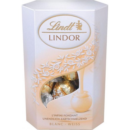 Lindt Lindor Cornet Boules Blanc 200g