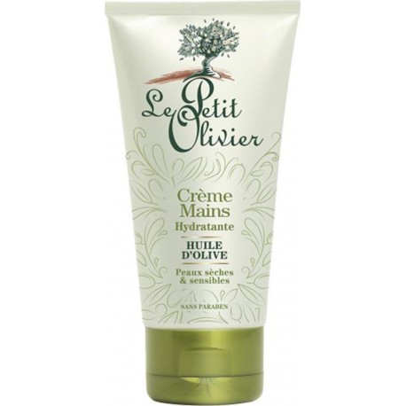 Le Petit Olivier Crème Mains Hydratante Huile d’Olive Peaux Sèches & Sensibles 75ml (lot de 3)