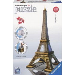 Ravensburger Puzzle 3D La Tour Eiffel (216 pièces)