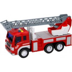 Camion de pompier son lumiere sirene 28cm jouet enfant