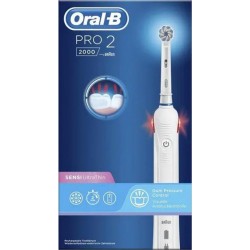 Oral-B Power sensitive brosse à dents électrique PRO2 2000 blanche Ultra