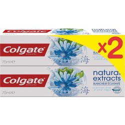 NC 2X75ML NATURAL WHITE COLG 2 tube 75ml