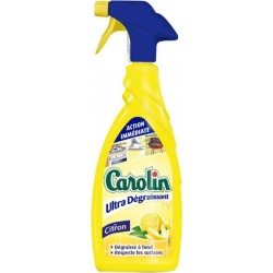 Carolin Spray Ultra Dégraissant au Citron 650ml (lot de 3)