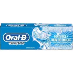 Oral-B Complete Dentifrice + Bain De Bouche Menthe Fraîcheur Extrême 75ml (lot de 4)