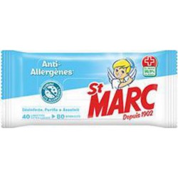 St Marc Lingettes désinfectantes anti-allergènes x80