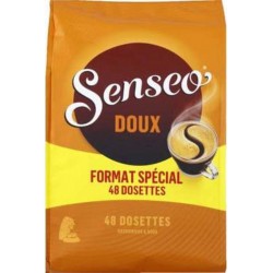 SENSEO Dosettes de café format spécial, harmonieux & doux x48