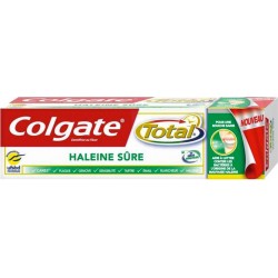 Colgate Dentifrice Total Haleine Sûre 75ml (lot de 6)