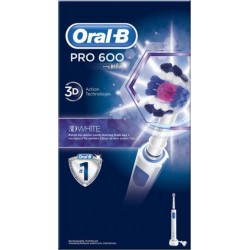 Oral-B Brosse à Dents Électrique Rechargeable P600 3D WHITE