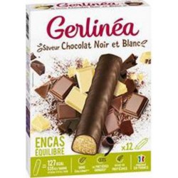Gerlinéa Barres Chocolatées Noir & Blanc x12 31g