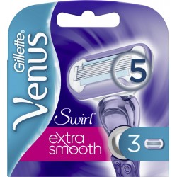Gillette Venus Swirl Extra Smooth Lames de Rasoir pour Femme 3 Recharges