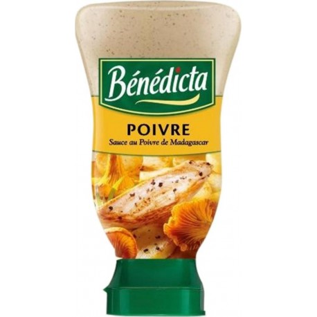 Bénédicta Poivre Sauce au Poivre de Madagascar 240g (lot de 6)