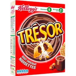 Kellogg’s Trésor Chocolat Noisettes 375g (lot de 3)