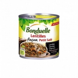 Bonduelle Lentilles Façon Petit Salé 400g (lot de 10)