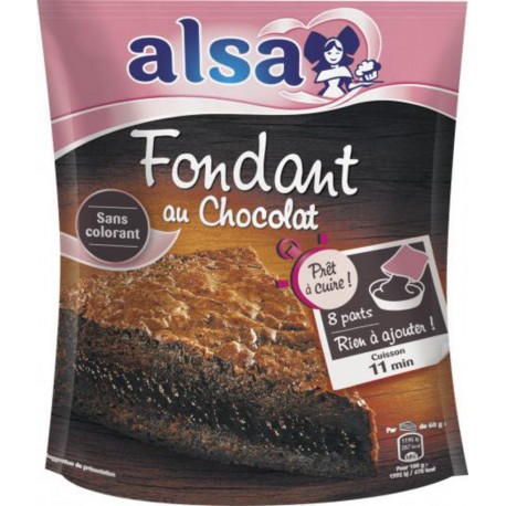 ALSA Préparation gâteau Fondant au chocolat