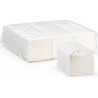 Evadis Papier Toilette Plat Confort Double Épaisseur cube de 250 feuilles (lot de 6 cubes soit 1500 feuilles)