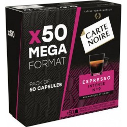 CARTE NOIRE capsules Compatibles Nespresso espresso intense Mega n°9