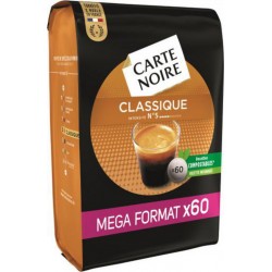 CARTE NOIRE 60 Dosettes Compatibles SENSEO Classique n°5