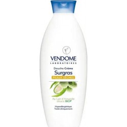 Vendome Douche & Bain Émollient Surgras Peaux Sèches au Lait d’Amande Douce 750ml (lot de 4)