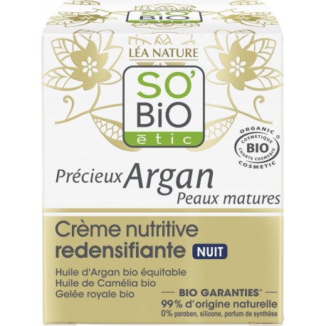 SO’BIO Crème Nutritive Nuit 50ml