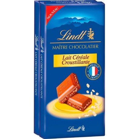 LINDT MTRE CHOC.LT CEREA2X110G