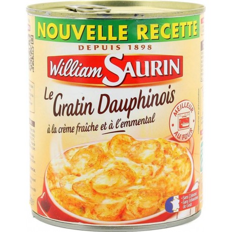 William Saurin Gratin Dauphinois 850g (lot de 6)