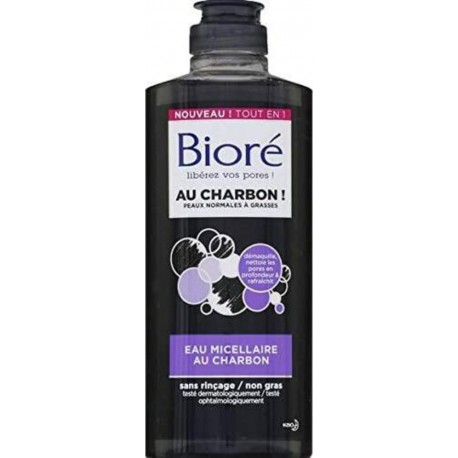 Bioré Eau Micellaire au Charbon 30cl flacon 300ml