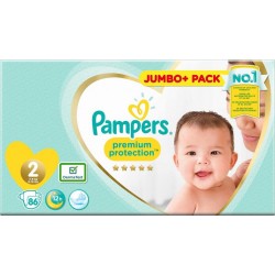 Pampers Premium Protection Couches T2 x86