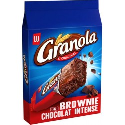 LU Granola L’Original Brownie Chocolat Intense 180g (lot de 6)