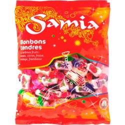 Samia Bonbons Tendres Halal aux Arômes de Fruits 590g (lot de 4)