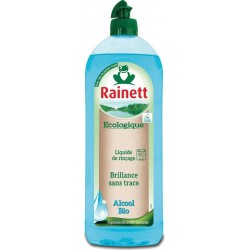 Rainett Ecologique Liquide de Rinçage Brillance sans Trace Alcool Bio 750ml (lot de 4)