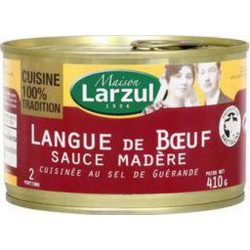 Larzul Langue de Bœuf Sauce Madère 410g