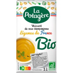 La Potagère Soupe Velouté Campagnes Bio 1L