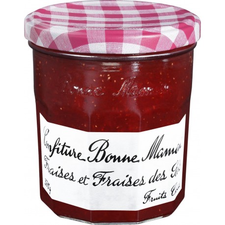 Bonne Maman Confiture de Fraises et Fraises des Bois 370g