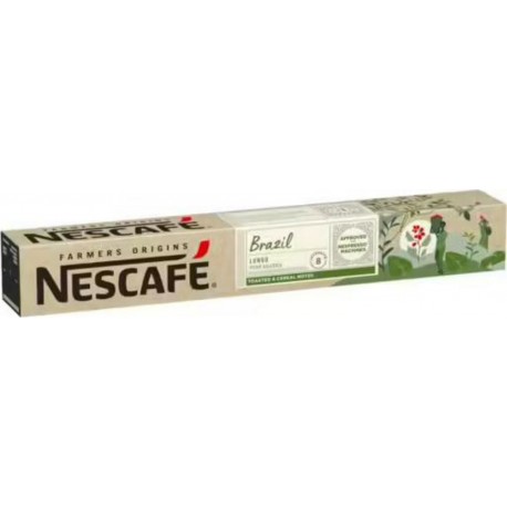 Nescafé Café capsules Nespresso Brazil Lungo x10