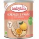 Babybio Céréales 3 Fruits dès 6 mois 220g
