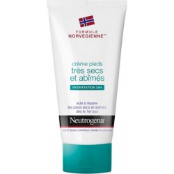 Neutrogena Formule Norvégienne Hydratation 24h Crème Pieds Très Secs et Abîmés 50g (lot de 2)