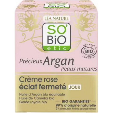 SO’BIO Crème Rose Jour Peaux Mature 50ml