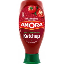 Amora Tomato Ketchup Tomates Mûries au Soleil 850g (lot de 5)