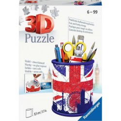 Ravensburger Puzzle 3D Pot à crayons - Union Jack