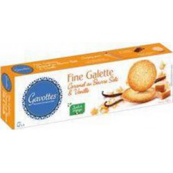 Gavottes Fine galette caramel au beurre salé et vanille x16 120g