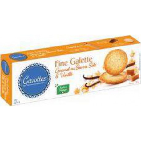 Gavottes Fine galette caramel au beurre salé et vanille x16 120g