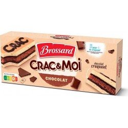 BROSSARD Crac & Moi - Gâteau moelleux chocolat 5x31g (lot de 3)