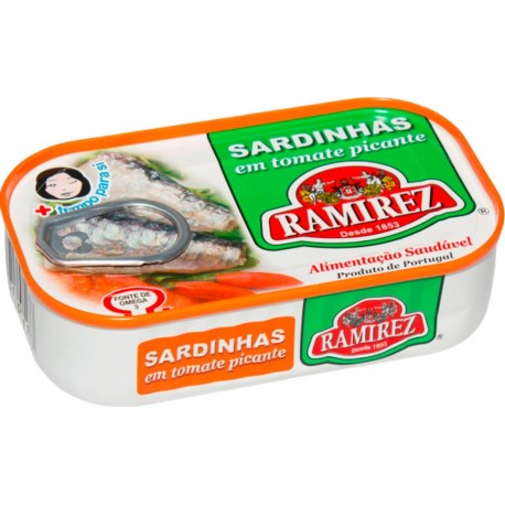 RAMIREZ Sardines à la Tomate picante 125g (lot de 5)