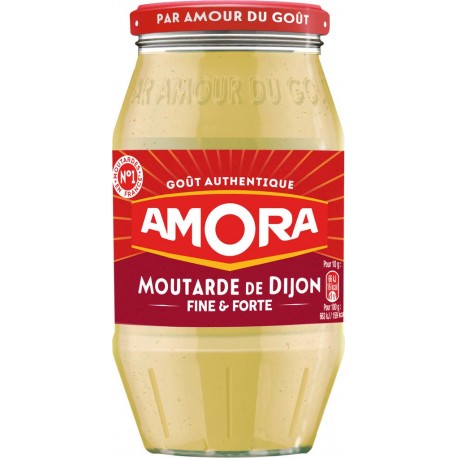 Amora Moutarde fine & forte 440g (lot de 3)