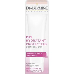 DIADERMINE PH5 Hydratant Protecteur Soin de Jour Peaux Sèches & Sensibles 50ml (lot de 4)