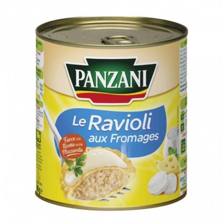 Panzani Le Ravioli Aux Fromages Farce à la Ricotta et à la Mozzarella 800g (lot de 6)