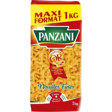 Panzani Nouilles Fines 1Kg (lot de 5)